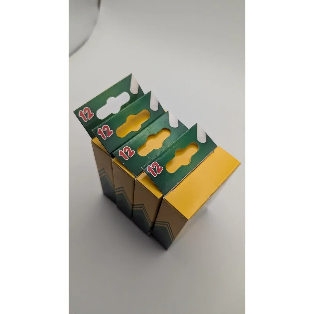 Crayola White Chalk Sticks 12 Count per‎ Box 4 Pack Bulk Non-Toxic 51-0320